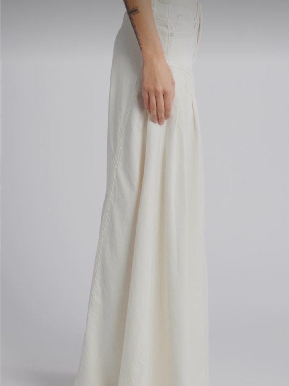 NWT Pandora Free People Cream Wide Leg Flare sz 27 Regular - Picture 5 of 8